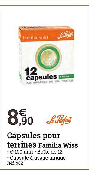 Boîte De 10 Capsules 82mm Pour Bocaux Le Parfait - Pour Conserves Maison, Confitures Et Terrines - 3