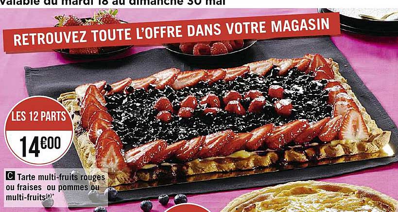 Offre Plaque Multifruits Chez E Leclerc
