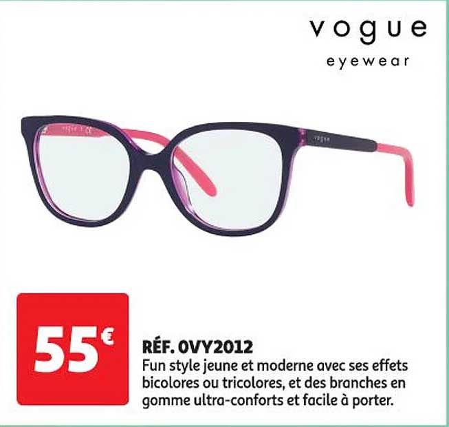 Promo Vogue Eyewear chez Auchan iCatalogue.fr