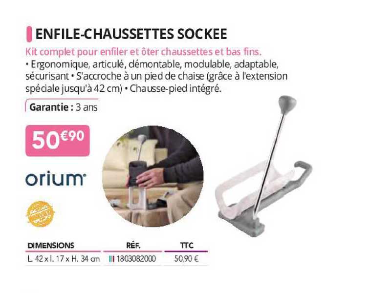 ENFILE CHAUSSETTE SOCKEE