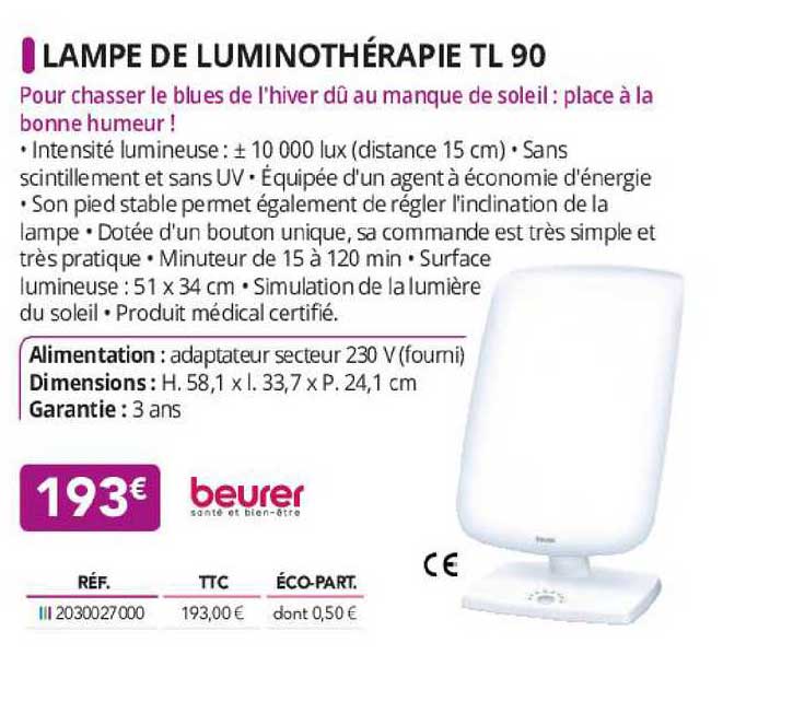 TL 90 - Luminothérapie