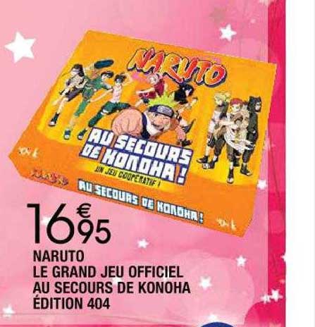 Jeu Naruto - Au secours de Konoha à Prix Carrefour