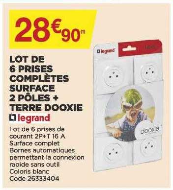 Lot De Prises Et Enjoliveurs Dooxie - Legrand - Neufs