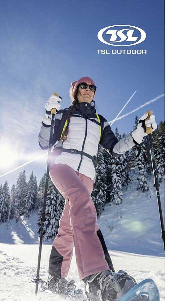 Kit Embouts Crossover TSL Pour Bâtons De Marche - Gris, 8 Crampons - Adhérence Multi-terrains, Silencieux, Protection Sol