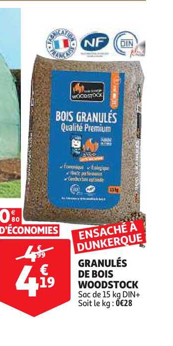 Auchan Direct Granulés De Bois Woodstock