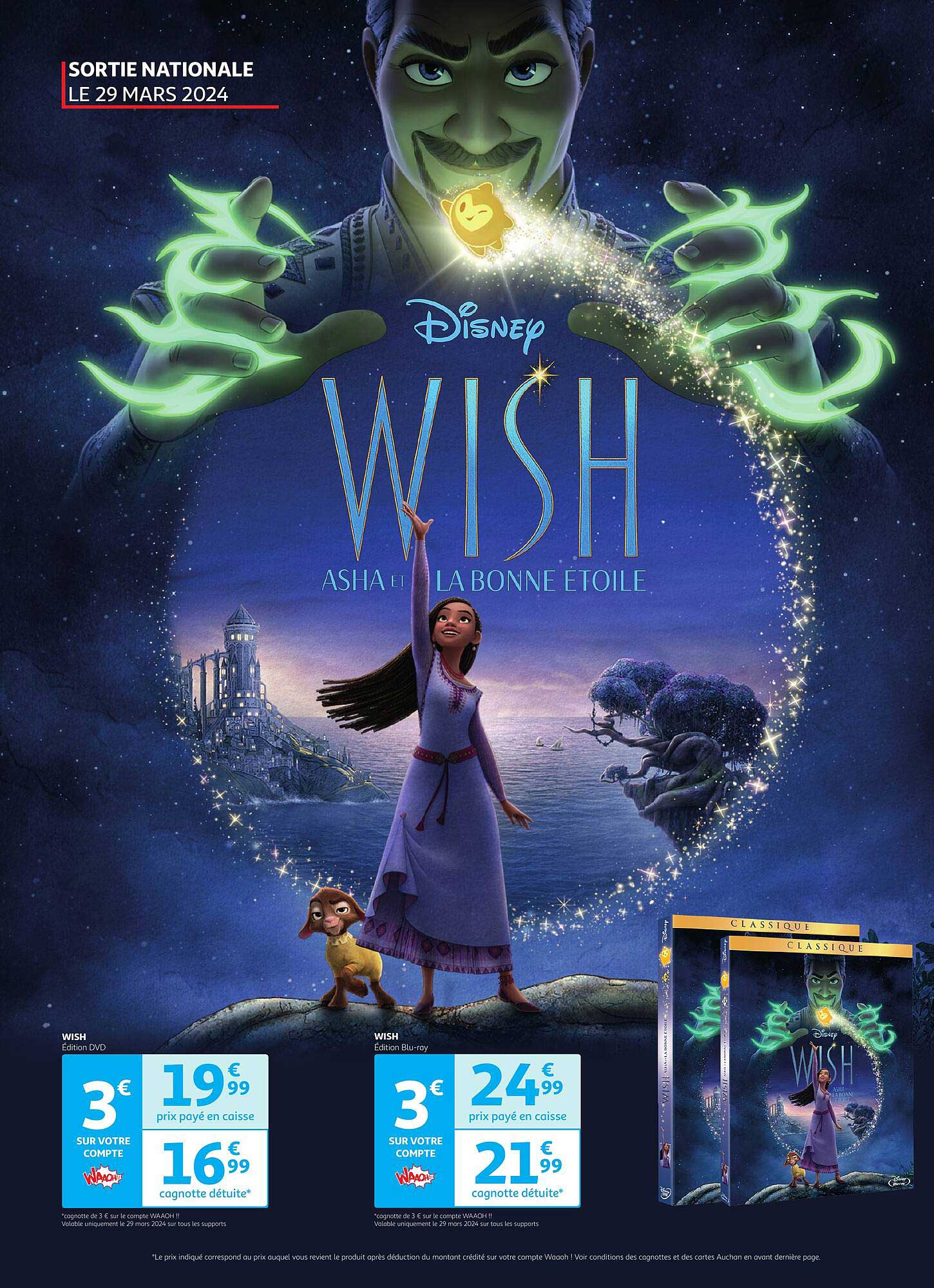 Promo Wish Disney chez Auchan iCatalogue.fr
