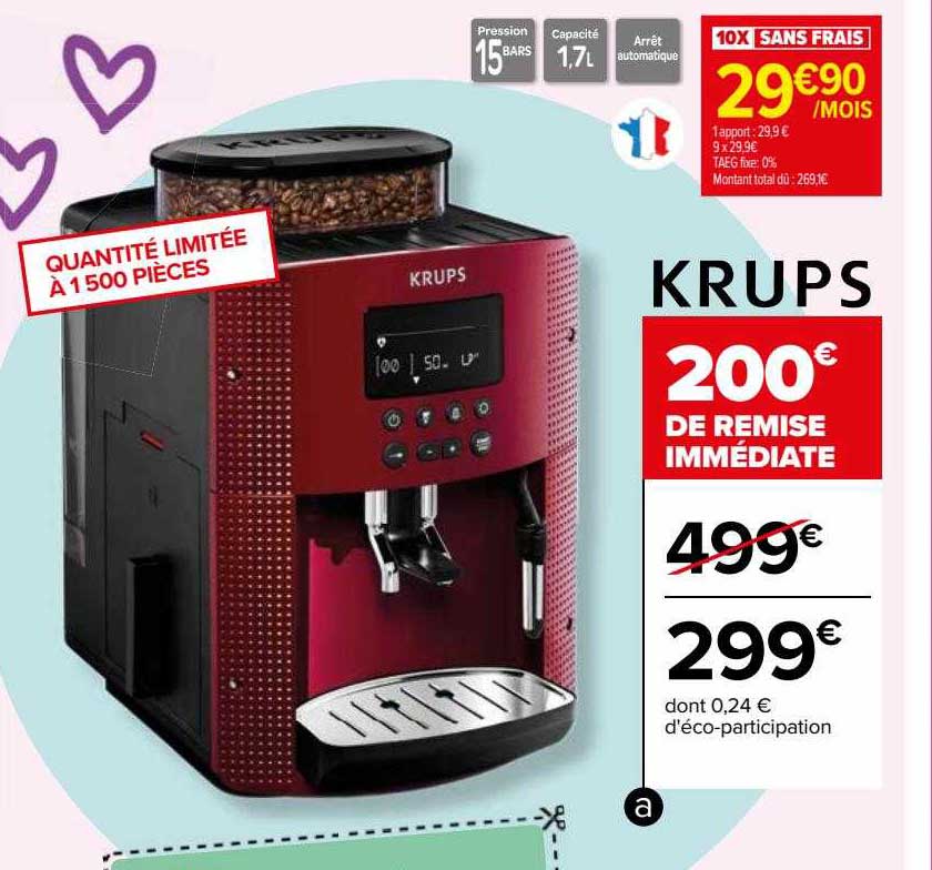 Promo Krups chez Carrefour iCatalogue.fr