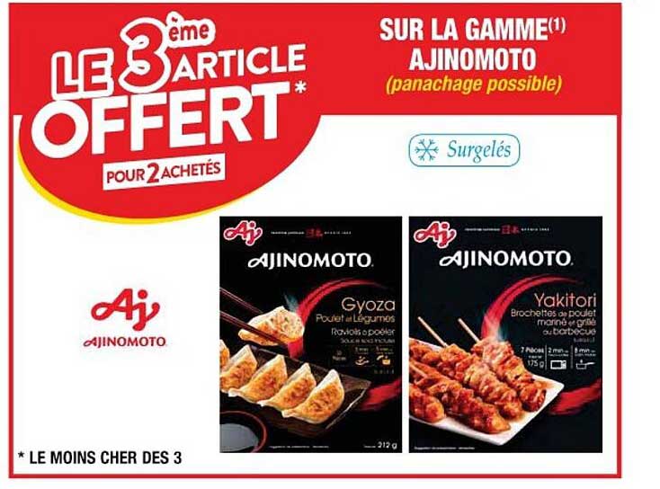 Promo La Gamme Ajinomoto chez Cora iCatalogue.fr