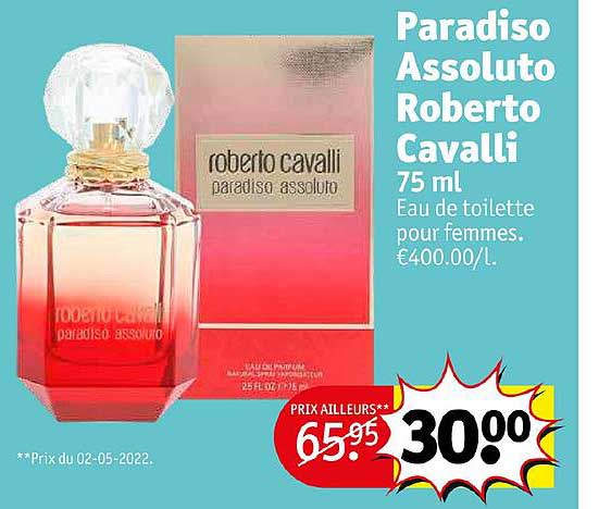 Promo Paradiso Assoluto Roberto Cavalli chez Kruidvat - iCatalogue.fr