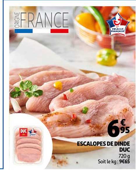 Promo Escalopes De Dinde Duc Chez Auchan ICatalogue fr