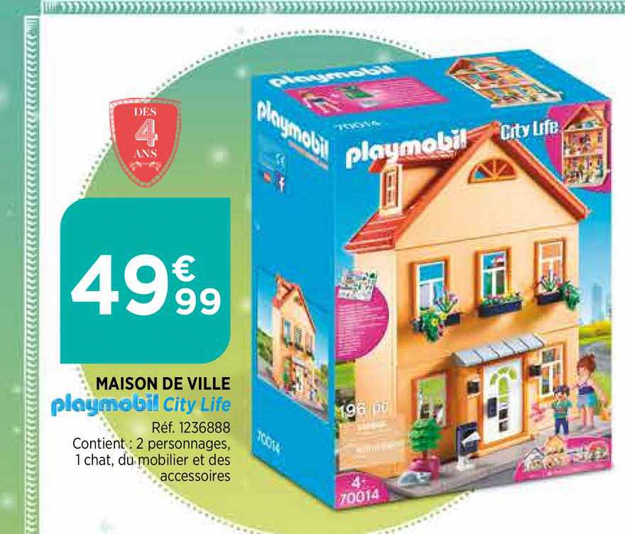 Playmobil City Life Maison de ville - 70014