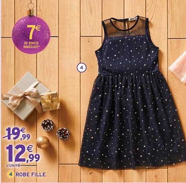 Promo Robe Fille chez Intermarché iCatalogue.fr