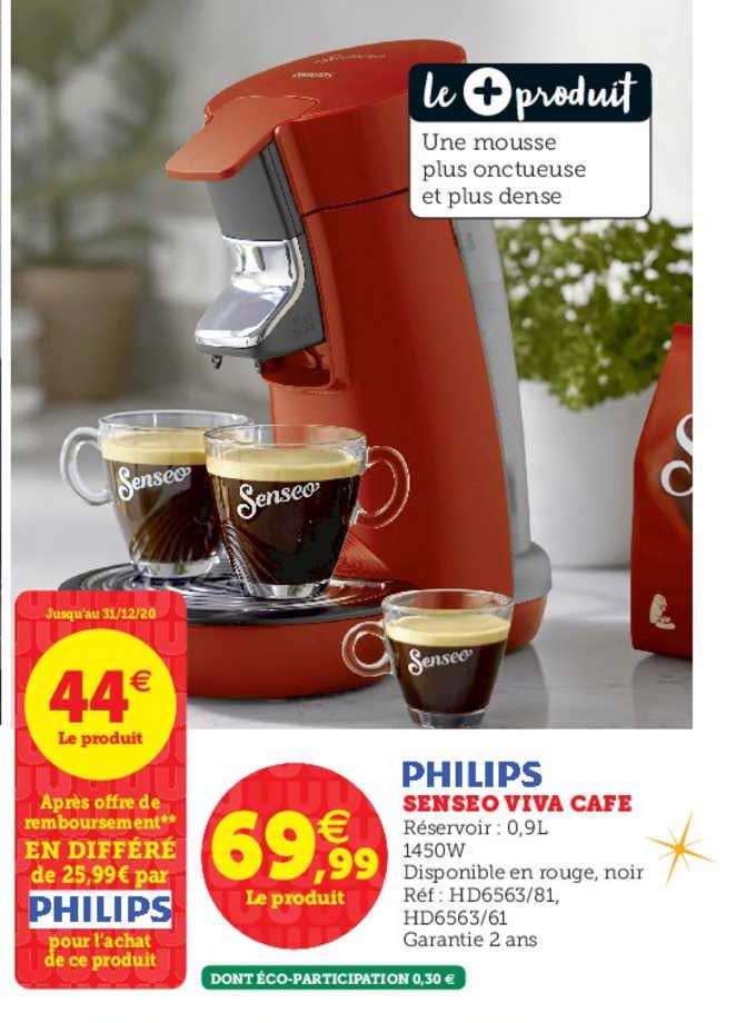 Philips Senseo Viva Café Noir HD6563/61 