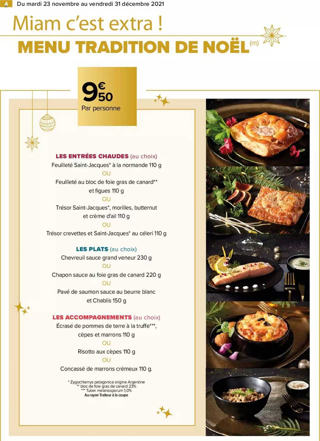 Promo Menu Tradition De Noël chez Carrefour - iCatalogue.fr