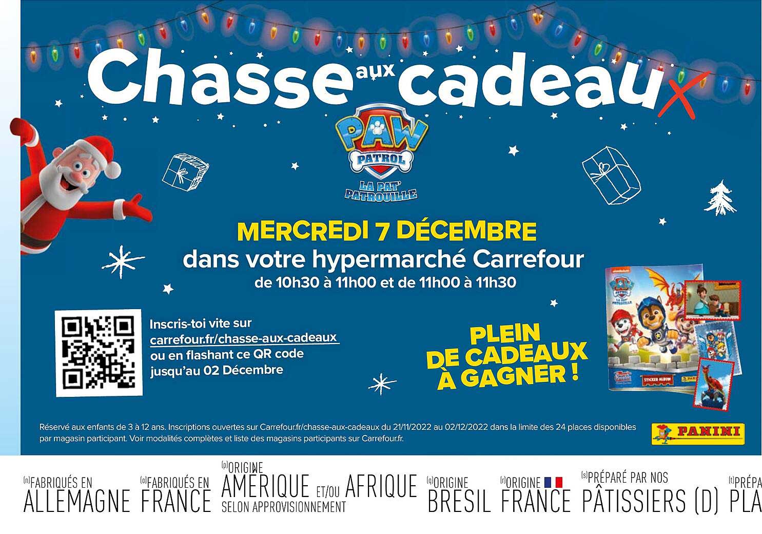 Carrefour Chasse Aux Cadeau Paw Patrol
