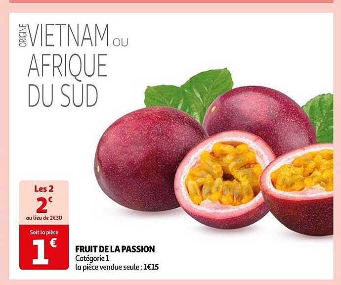 Promo Fruit De La Passion chez Auchan iCatalogue.fr