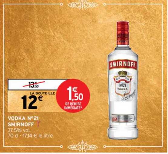 Chemise Vintage Années 90 Smirnoff - Taille L, Blanche, Imprimé Promotionnel Vodka