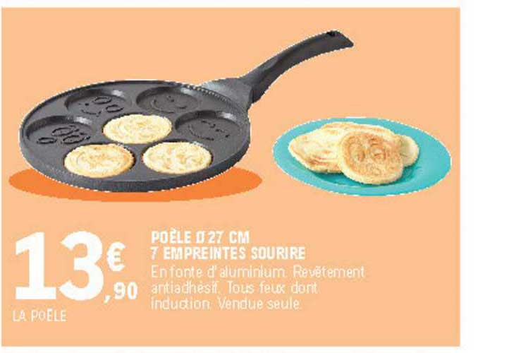 Promo Poêle à Pancakes chez E.Leclerc