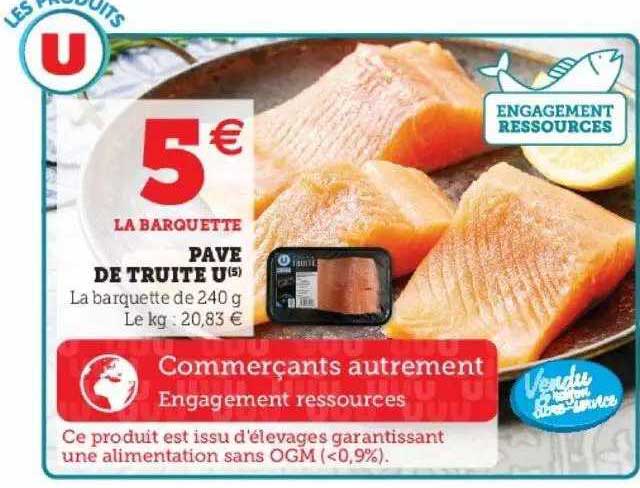 Promo Pav De Truite U Chez Super U Icatalogue Fr