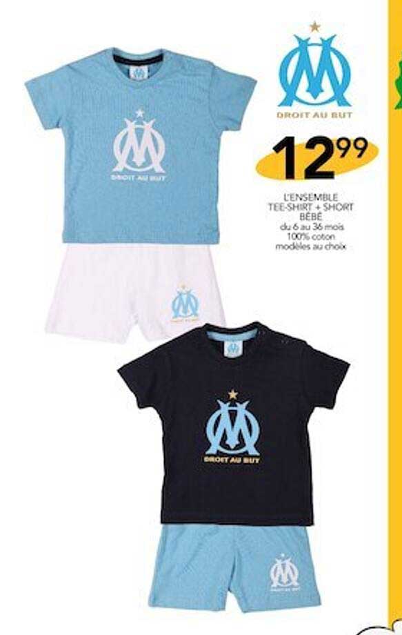 Promo L'ensemble Tee-shirt + Short Bébé chez Stokomani - iCatalogue.fr