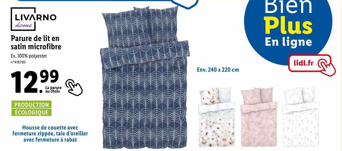 Parure De Lit Microfibre Gris 90x190/200 Cm – Drap Plat + Housse Ajustable + 1 Taie