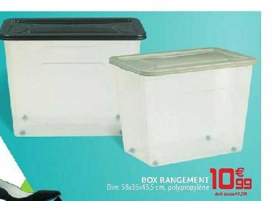 Promo Box Rangement chez GiFi - iCatalogue.fr
