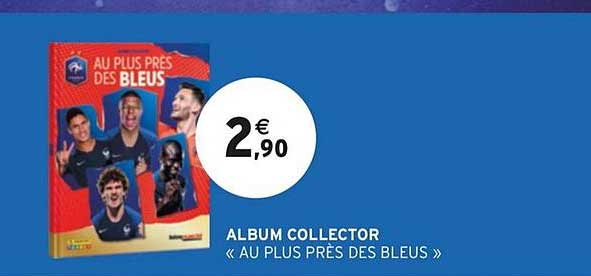 ALBUM PANINI VIDE Au plus près des bleus 2020 + Set Images Complet EUR
