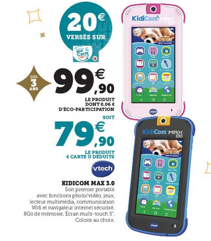 Brotect Pellicola Protettiva Per Vtech Kidicom Max 3.0 – 2 Pezzi, Trasparente Anti-impronte, Made In Germany