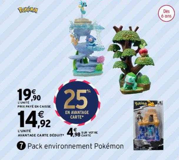 Intermarché Pack Environnement Pokémon