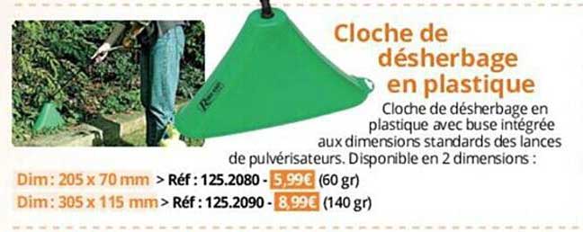 Promo Cloche De Désherbage En Plastique chez Magellan - iCatalogue.fr