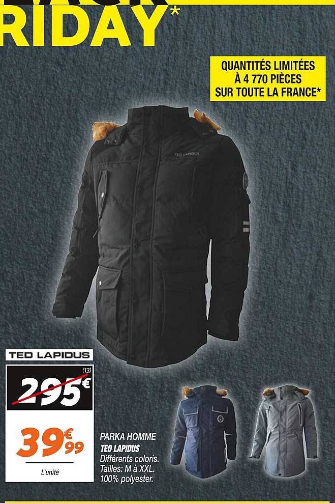 Netto Parka Homme Ted Lapidus
