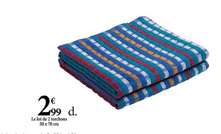 Torchons Couple Bigouden Bretagne - Lot De 2 Torchons En Coton 50x70 Cm - Motif Traditionnel Breton, Absorbants Et Décoratifs