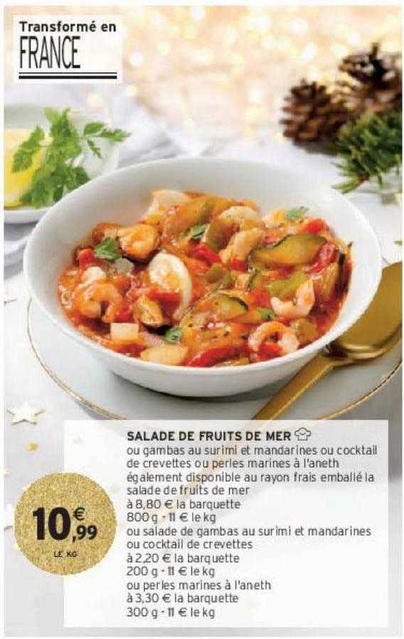 Promo Salade De Fruits De Mer chez Intermarché Hyper iCatalogue.fr