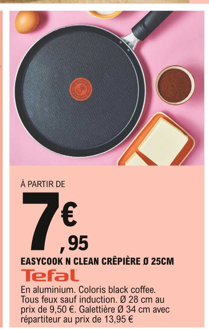 Crêpière 34 cm + Répartiteur- Easy Cook & Clean - Tefal
