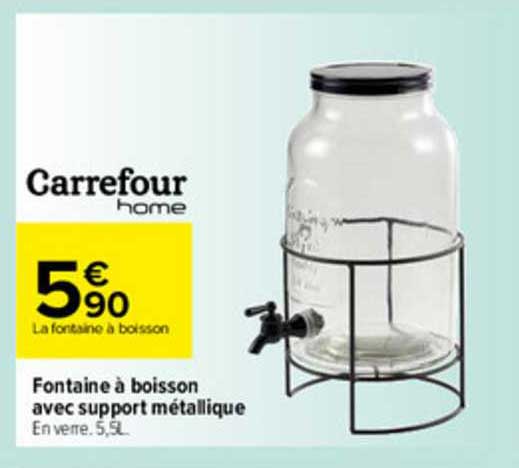 Fontaine à boisson 4l : la fontaine à Prix Carrefour
