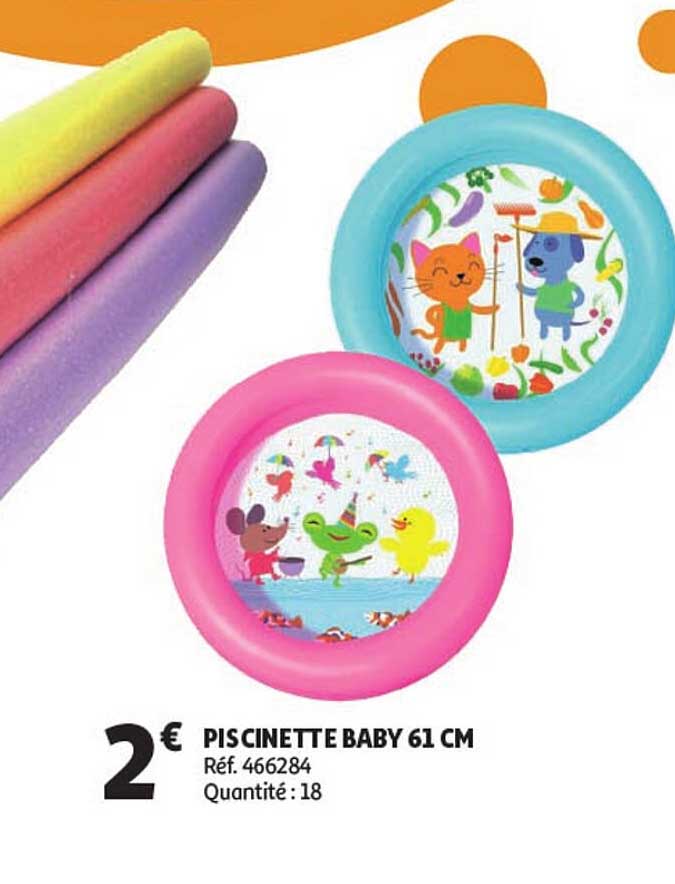 Offre Piscinette Baby 61 Cm Chez Auchan Direct