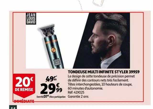 Auchan Tondeuse Multi Infinité Styler 39959