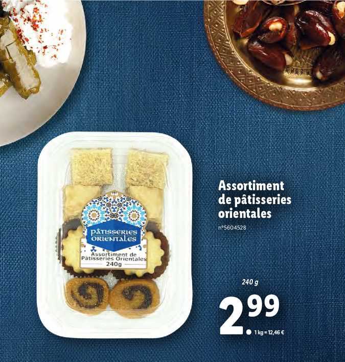 Offre Assortiment De Patisseries Orientales Chez Lidl