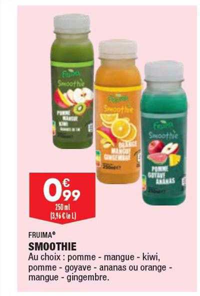 Promo Smoothie Fruima Chez Aldi - ICatalogue.fr