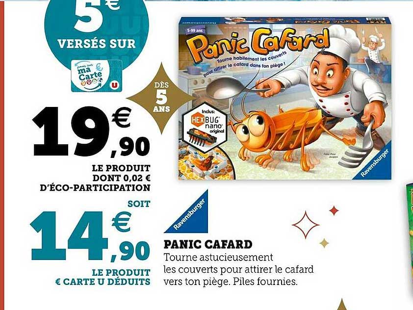 Promo Panic cafard panic cafard chez Auchan