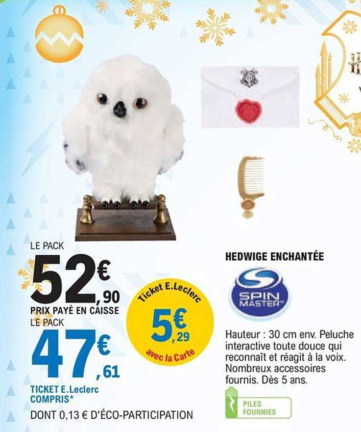 Promo Hedwige enchantée chez Carrefour