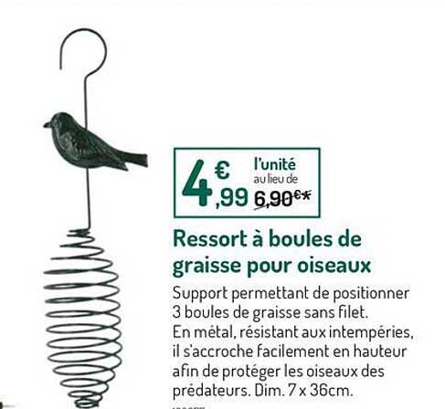 Colonne D'Alimentation Pour Oiseaux Dehner Natura Louise - 12 Boules De Graisse, Mangeoire Suspendue Résistante