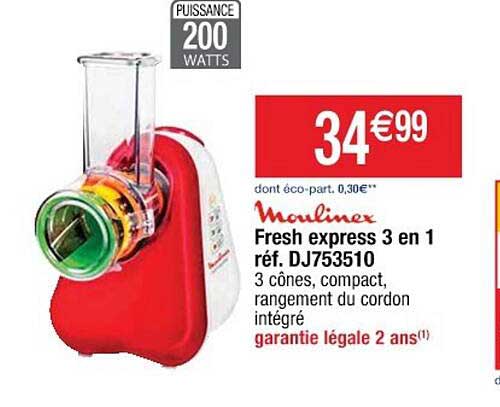 Moulinex fresh express 3 en 1 - Électroménager