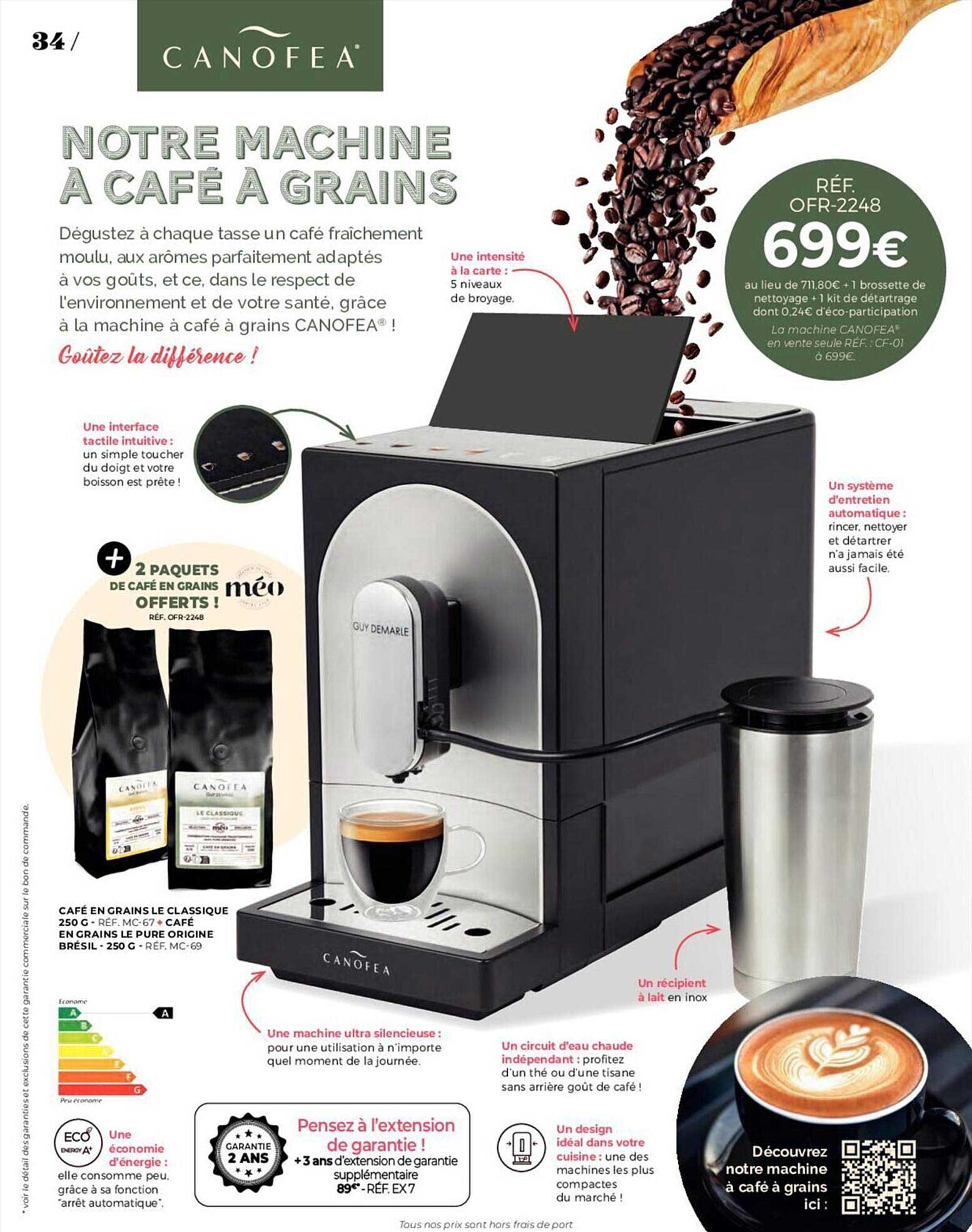 70€ de réduction sur la machine à café Canofea®! - Le Mag' Guy Demarle