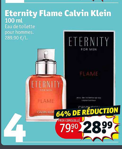Promo Eternity Flame Calvin Klein chez Kruidvat