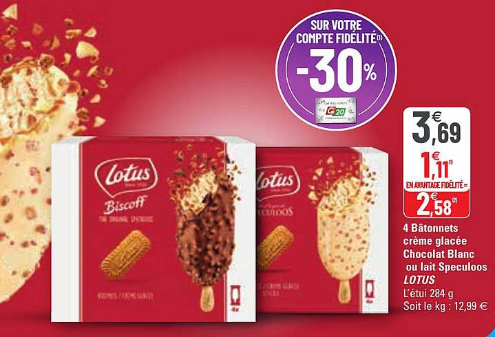 LOTUS glace speculoos