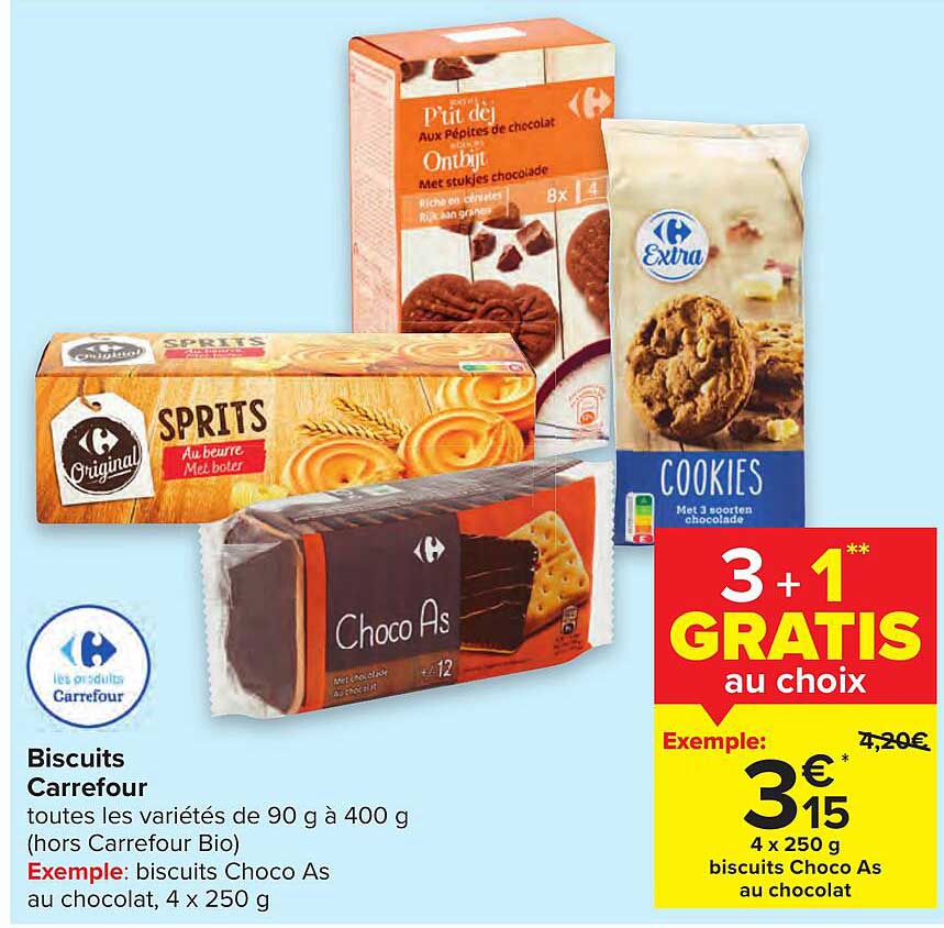 Offre Biscuits Mikado Lu Chez Carrefour