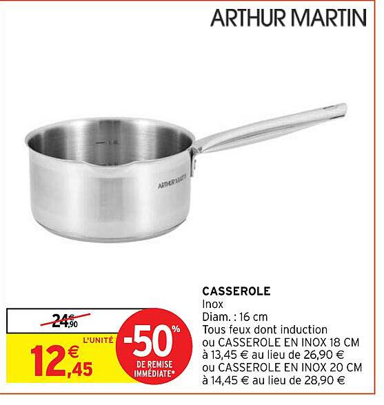 Casserole - 16cm - ARTHUR MARTIN