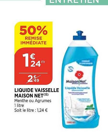 Maison Net Liquide Vaisselle