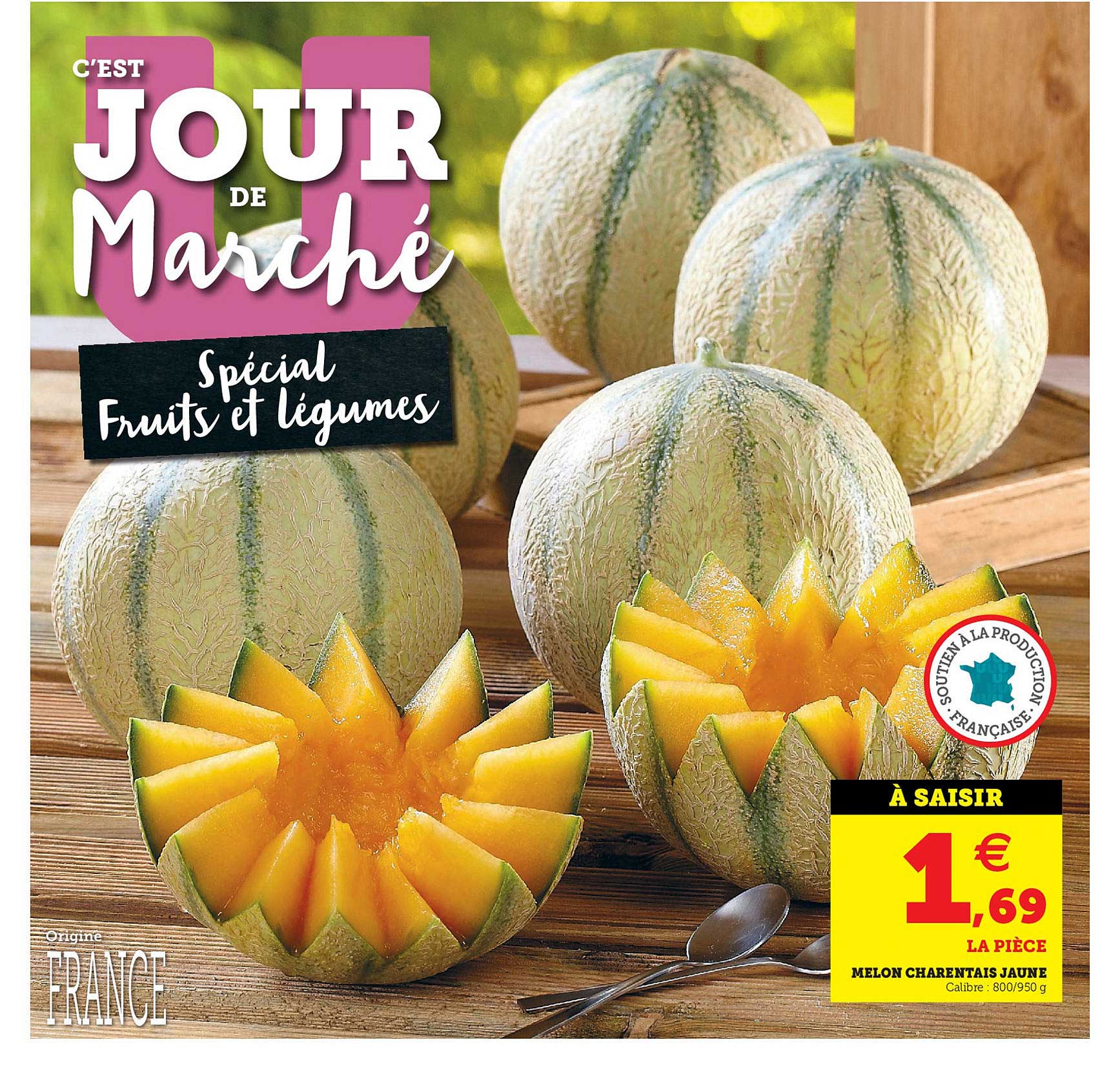 Offre Melon Charentais Jaune chez Hyper U